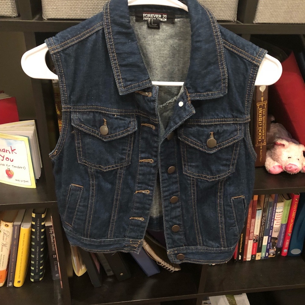 Forever 21 denim vest